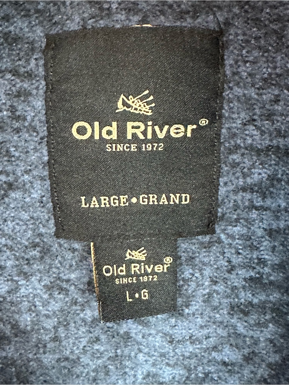 Men's Blue Heathered Quarter-Zip Pullover Sweater, size Large, NWT - Picture 2 of 5
